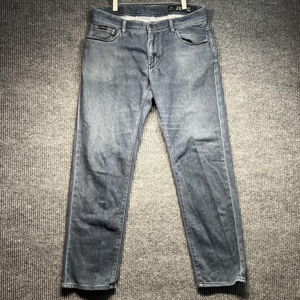 Armani Exchange J13 Slim Fit Pants Mens Size 34x29 Blue Cotton Stretch Straight